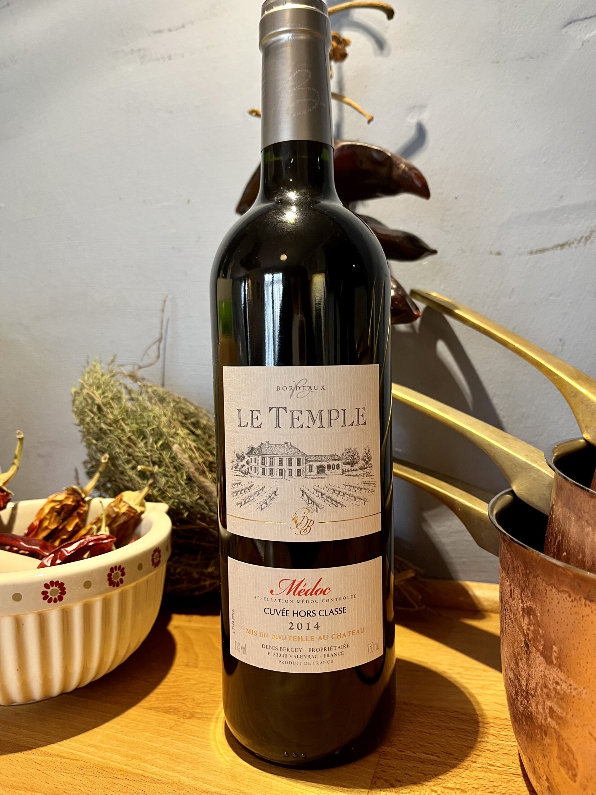 Château le Temple Cru Bourgeois Médoc Hors classe 2014